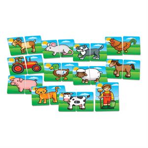 Orchard Toys Farmyard Head & Tails Game